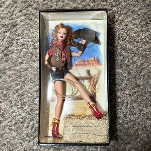 NIB Barbie Collector Pin-Up Girls Collection Way Out West Doll